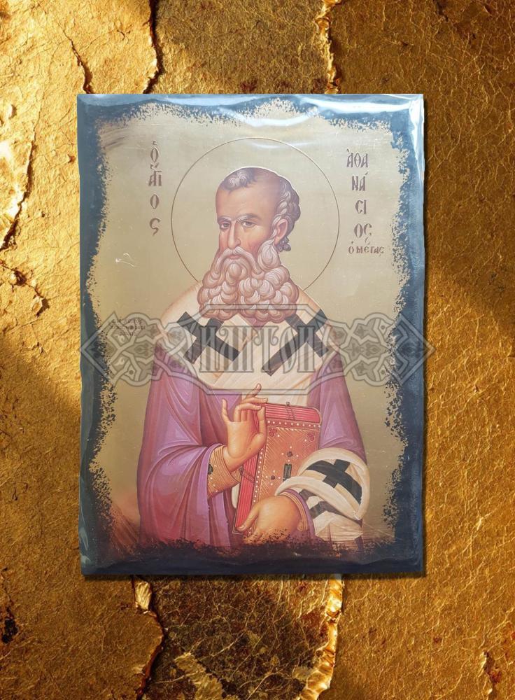 Икона “Свети Атанасий Велики“, Византия.