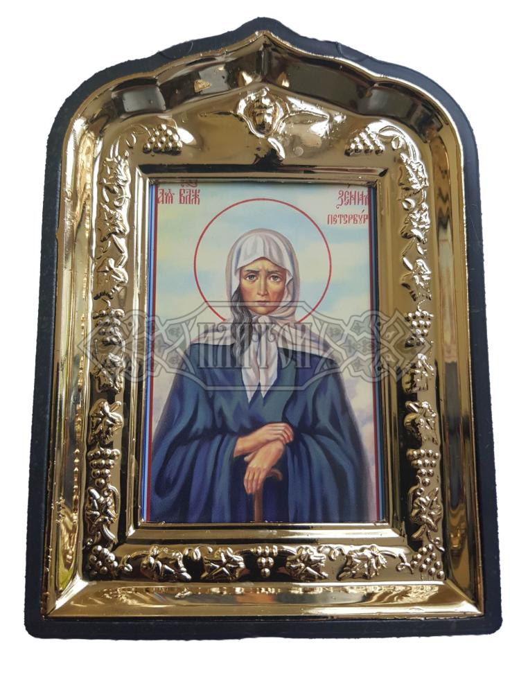Кивот „Света Ксениа Петербургская“, позлата.