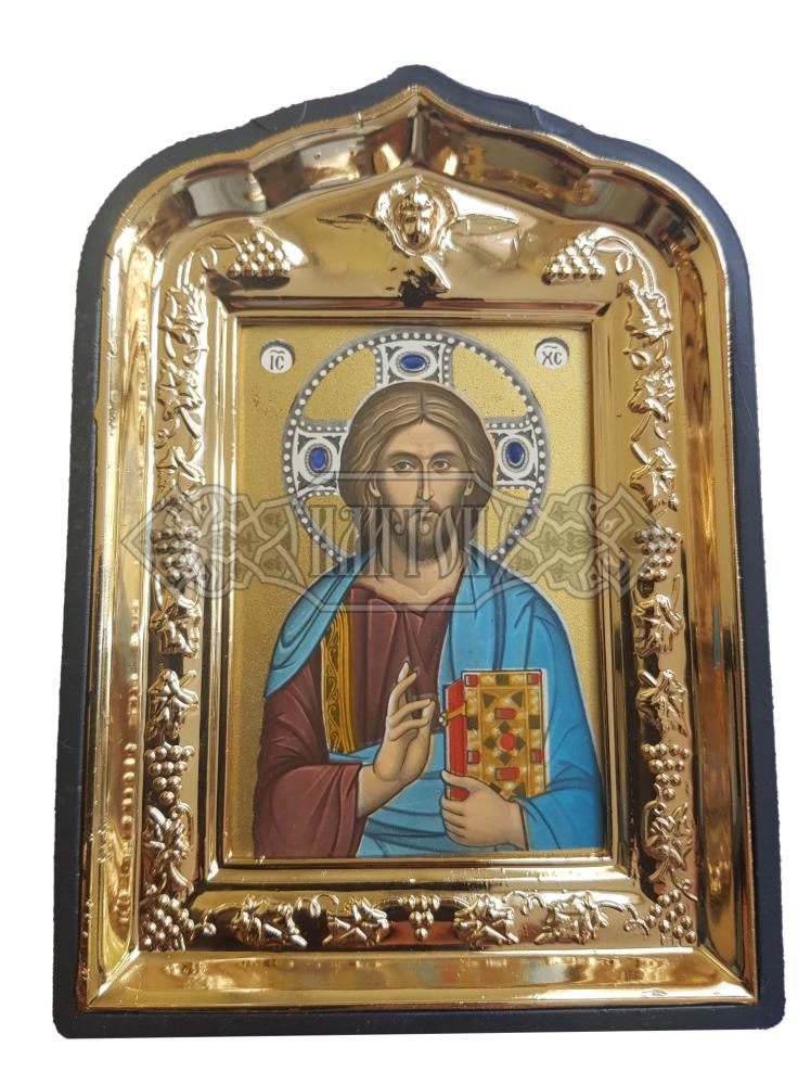 Кивот „Христос Пантократор“, позлата.