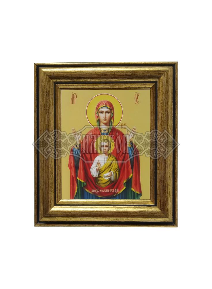 Икона „Света Богородица- Знамение“ Кивот 3