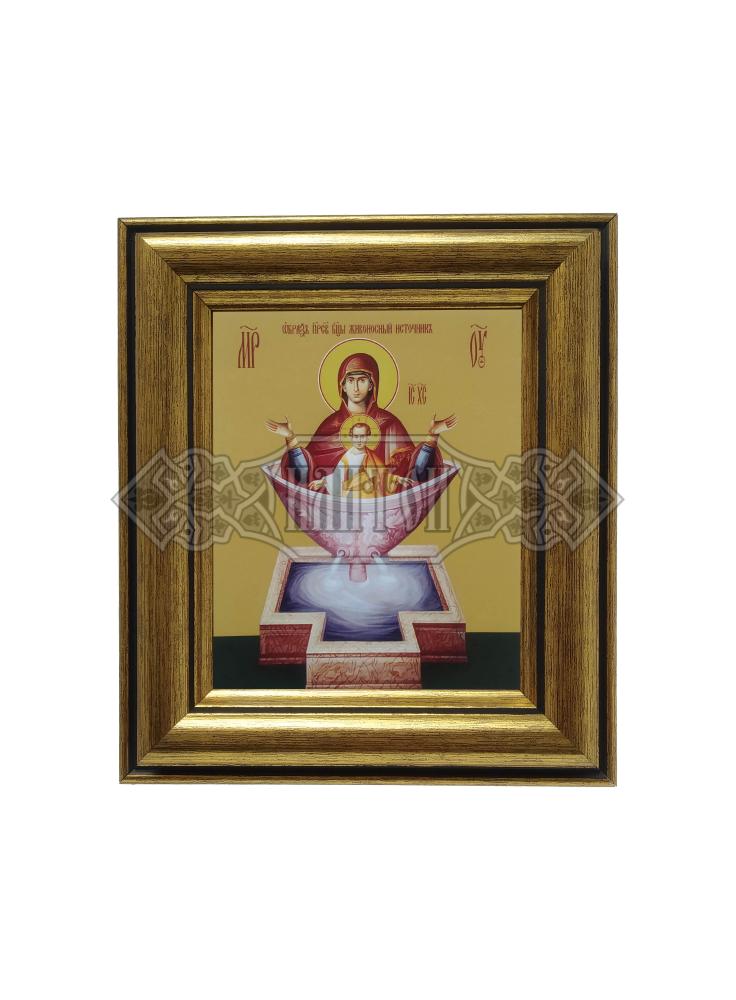 Икона „Света Богородица – Живоприемен източник“ Кивот 3