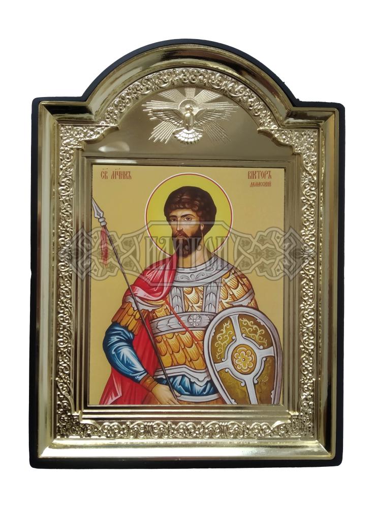 Икона „Свети мъченик Виктор - Милански“ Гълъб