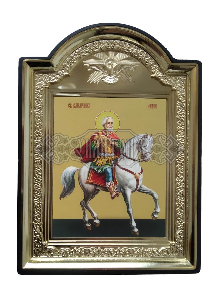 Икона „Свети великомъченик Мина“ Гълъб
