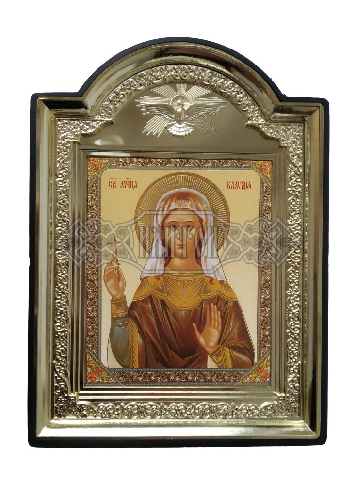 Икона „Света мъченица Клавдия“. Гълъб