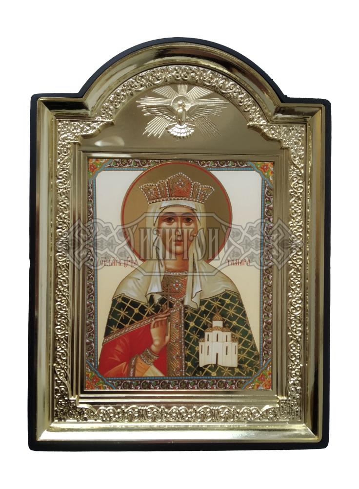 Икона „Света блажена царица Тамара“. Гълъб