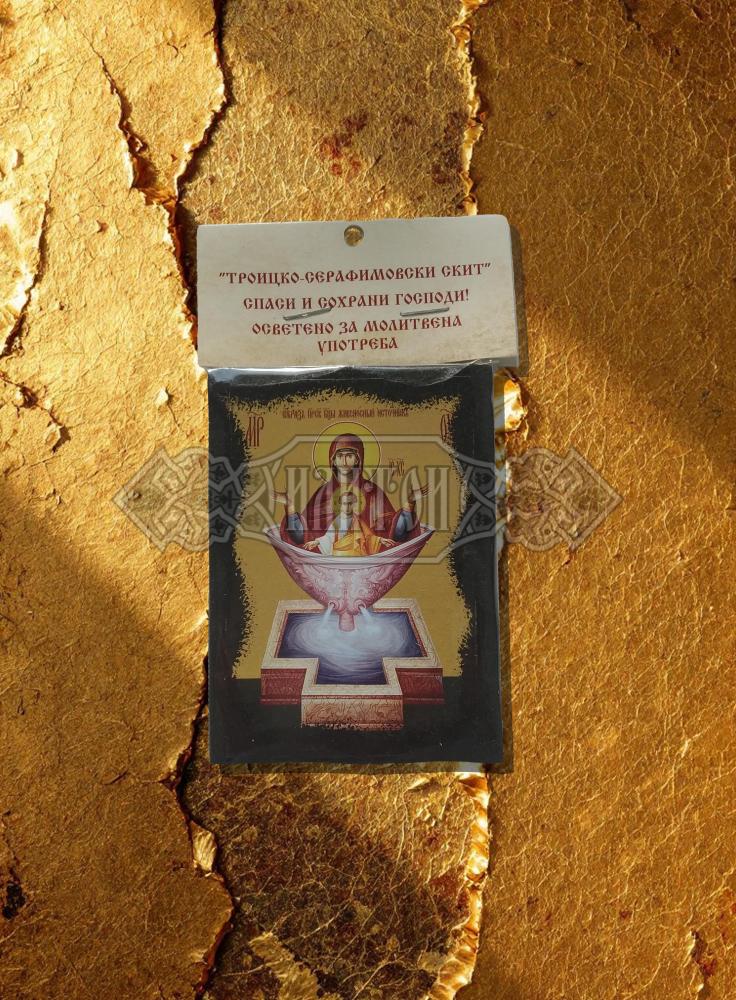 Икона „Света Богородица – Живоприемен източник“. Троицко - Серафимовски скить